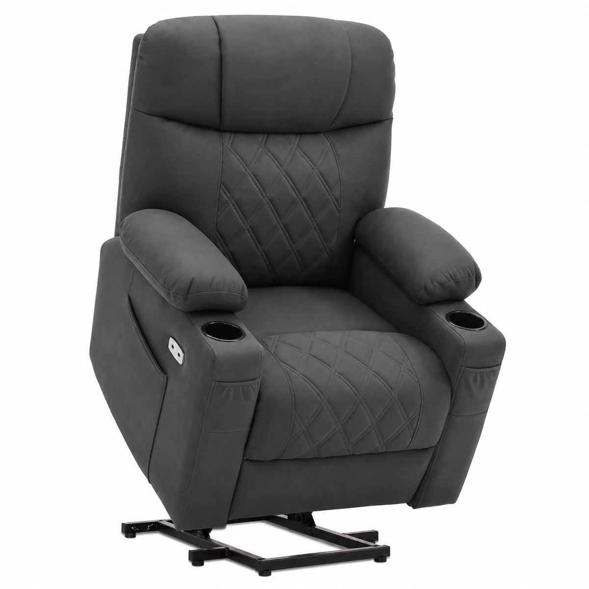 Fauteuil relax, réglable, en tissu, pour le salon