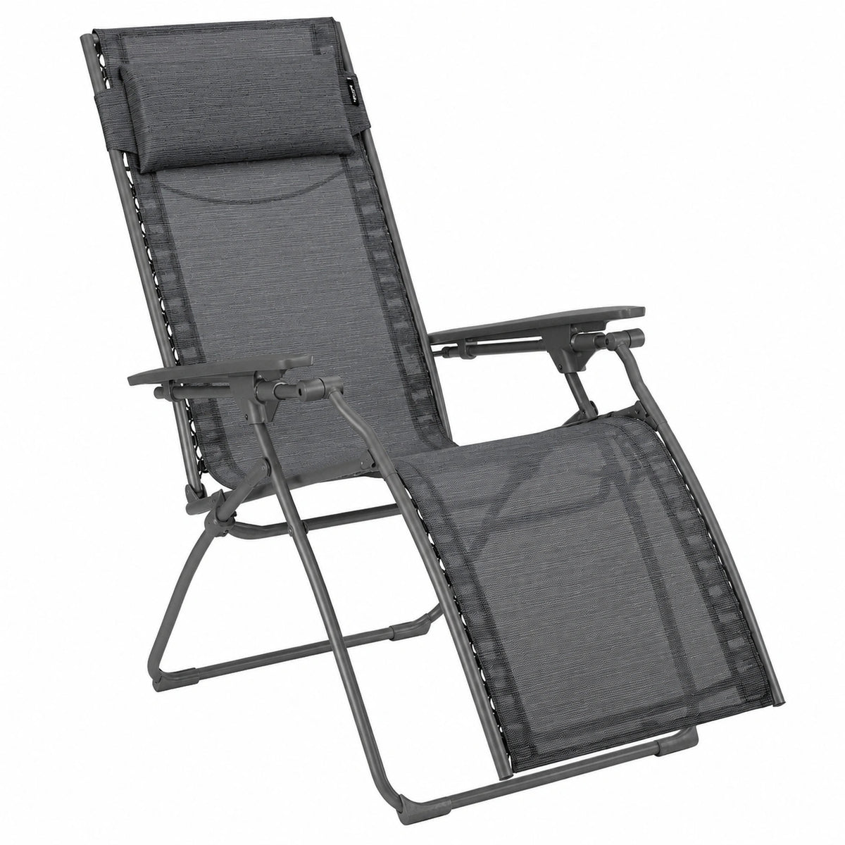 Chaise de jardin, coloris gris, pour la terrasse ou le jardin