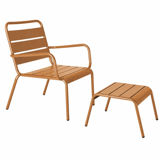 Fauteuil relax, en métal, pour le salon